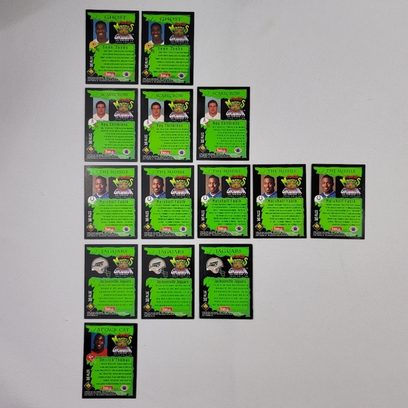 Lot Of 1994 Coca-Cola Monsters Of The Gridiron Football Trading Cards - Picture 9 of 16